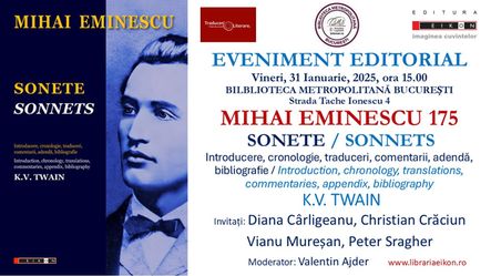 AFIS EMINESCU SONETE BUCURESTI 31 IAN 25 - alt